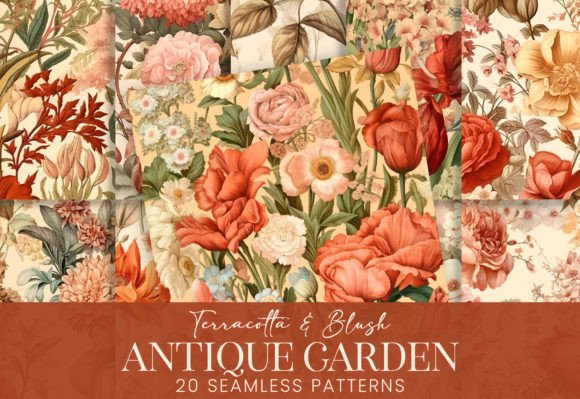 Antique Garden Botanicals Terracotta