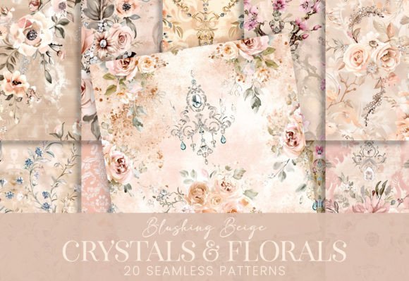 Elevating Digital and Physical Design with Blush Florals Crystal Wedding Botanicals