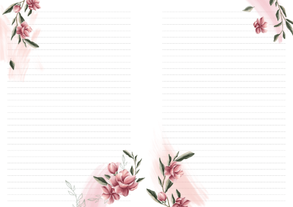 Enhancing Creativity and Organization with Floral Planner Note Paper