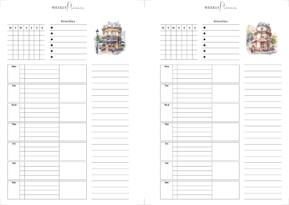 Enhancing Productivity and Creativity with Weekly Planner Backgrounds