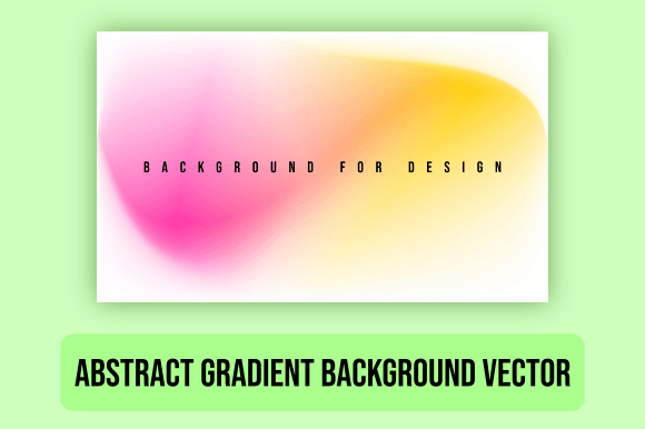 How to Use an Abstract Gradient Background Vector in Modern Design Projects