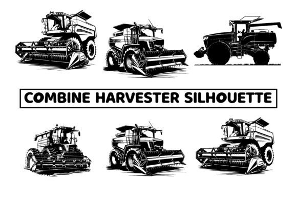 Maximizing the Power of Silhouette Design Combine Harvester in Visual Branding and Marketing