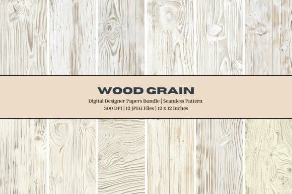 White Wood Grain Digital Paper: A Versatile Resource for Creative Projects